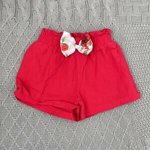 SHEIN Red Paperbag Shorts ~ 5